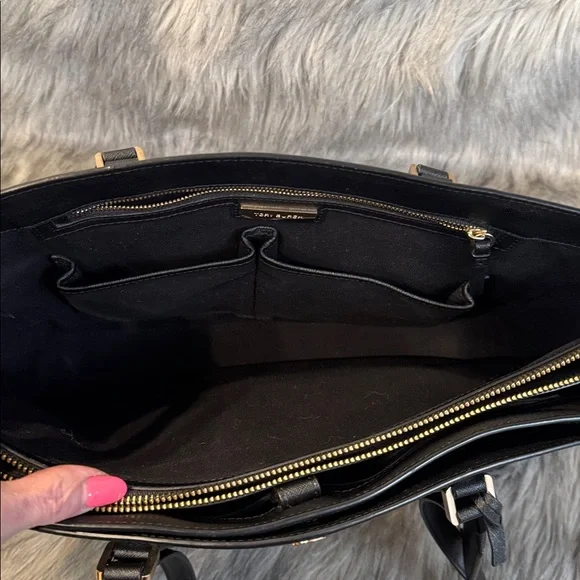 Tory Burch Black Tote Bag PRICE FIRM - Picture 3 of 15